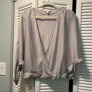 Silver Shiny Blouse